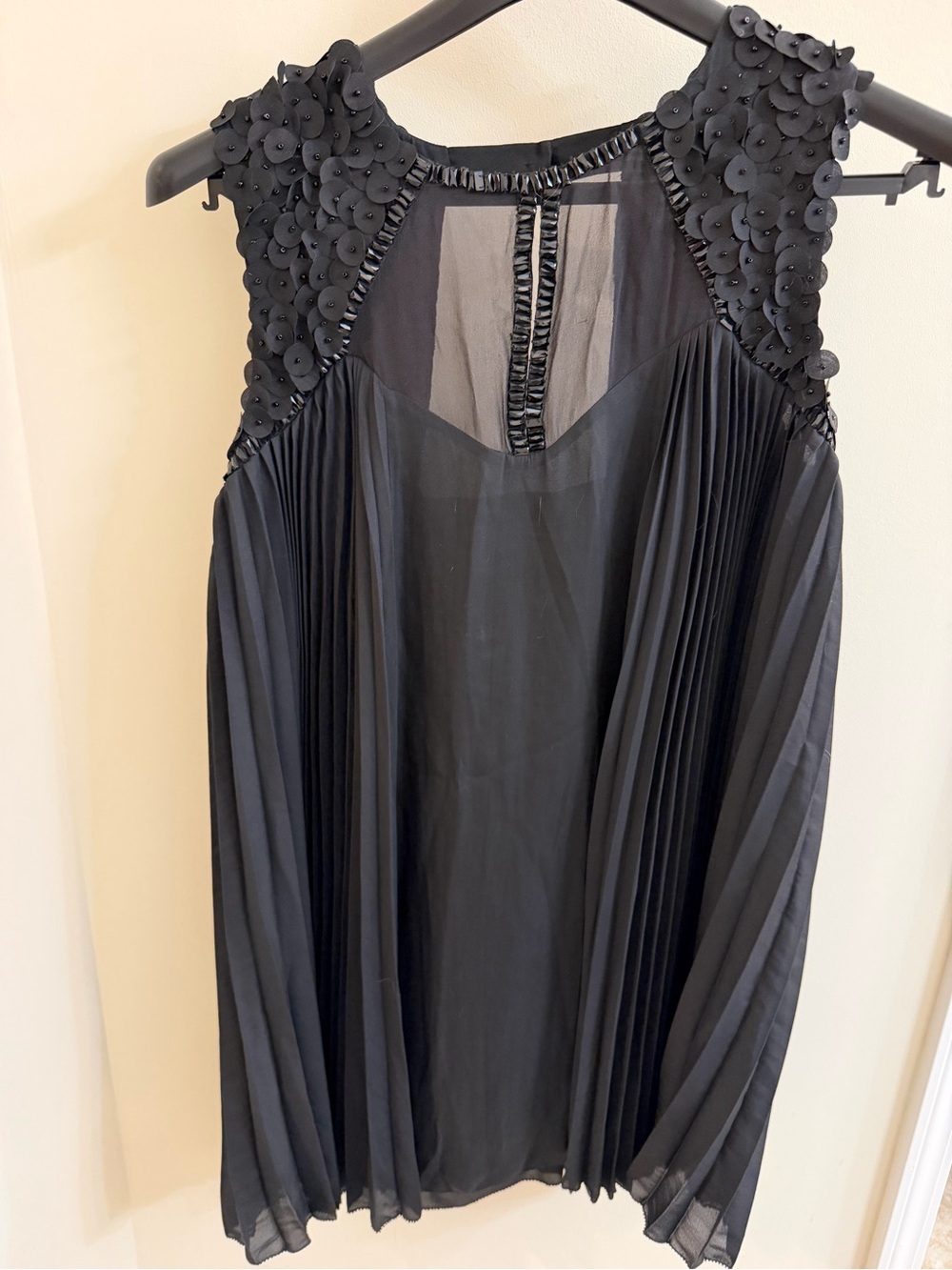 Anthropologie Leifsdottir Accordion Pleated Dress, size 10